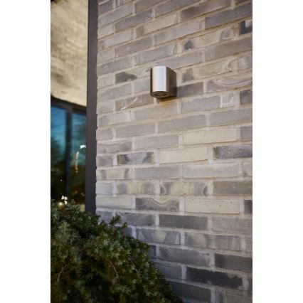 Nordlux - Arandela LED exterior CANTO 2xLED/6W/230V IP44 em aço inoxidável