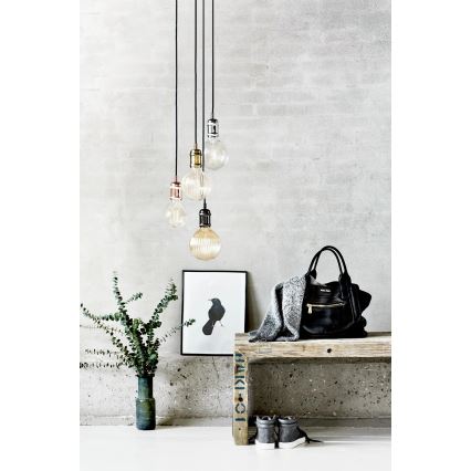 Nordlux - Cabo de carregamento AVRA 1xE27/60W/230V latão