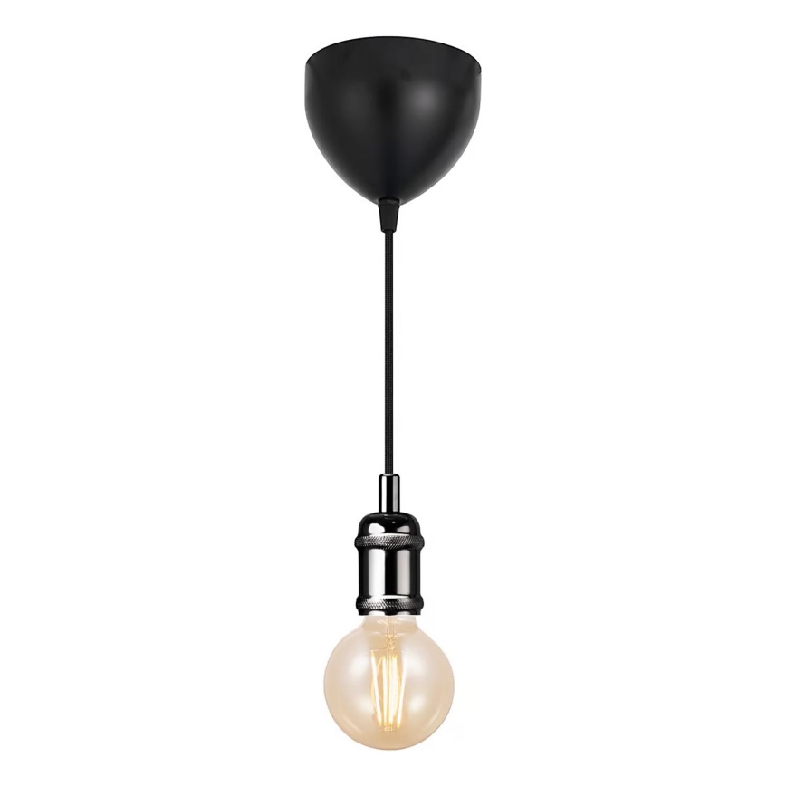 Nordlux - Cabo de carregamento AVRA 1xE27/60W/230V preto