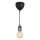 Nordlux - Cabo de carregamento AVRA 1xE27/60W/230V preto