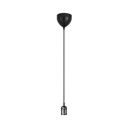 Nordlux - Cabo de carregamento AVRA 1xE27/60W/230V preto