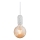 Nordlux - Cabo de carregamento HANG 1xE27/40W/230V branco