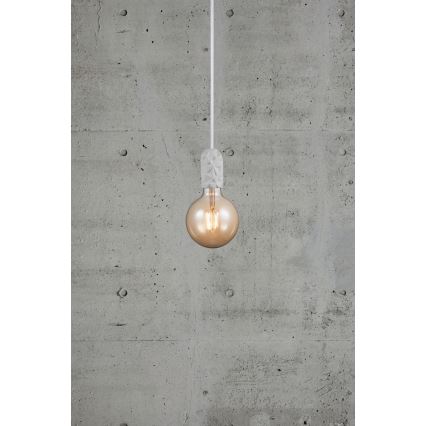 Nordlux - Cabo de carregamento HANG 1xE27/40W/230V branco