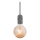 Nordlux - Cabo de carregamento HANG 1xE27/40W/230V cinzento/preto