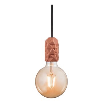 Nordlux - Cabo de carregamento HANG 1xE27/40W/230V cobre/preto