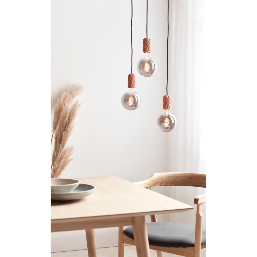 Nordlux - Cabo de carregamento HANG 1xE27/40W/230V cobre/preto