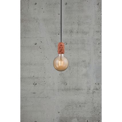 Nordlux - Cabo de carregamento HANG 1xE27/40W/230V cobre/preto