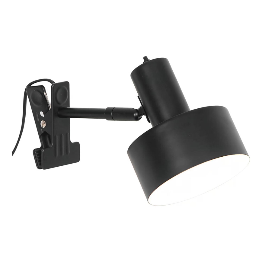Nordlux - Candeeiro com clipe MATIS 1xE27/15W/230V preto