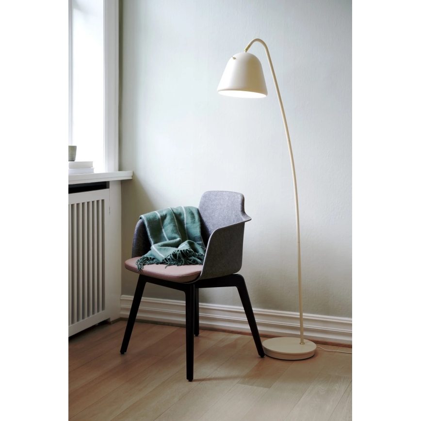 Nordlux - Candeeiro de chão FLEUR 1xE27/15W/230V bege