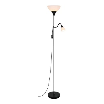 Nordlux - Candeeiro de chão LAURIA 1xE27/40W/230V + 1xE14/15W