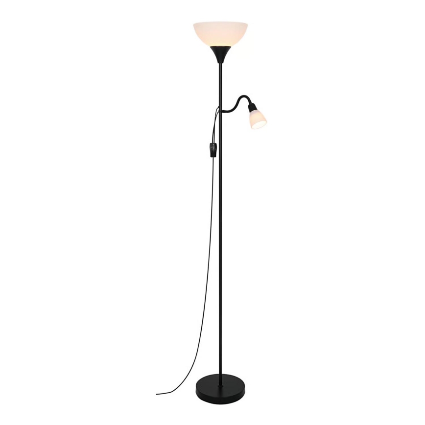 Nordlux - Candeeiro de chão LAURIA 1xE27/40W/230V + 1xE14/15W