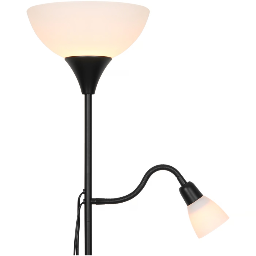 Nordlux - Candeeiro de chão LAURIA 1xE27/40W/230V + 1xE14/15W