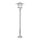 Nordlux - Candeeiro de exterior AGGER 1xE27/60W/230V IP54 prateado