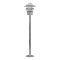 Nordlux - Candeeiro de exterior BLOKHUS 1xE27/60W/230V IP54 prateado 92 cm