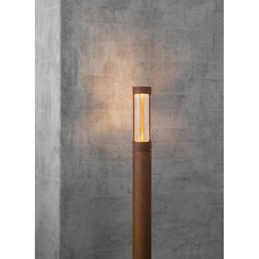 Nordlux - Candeeiro de exterior HELIX 1xGU10/8W/230V IP44 acabamento ferrugem