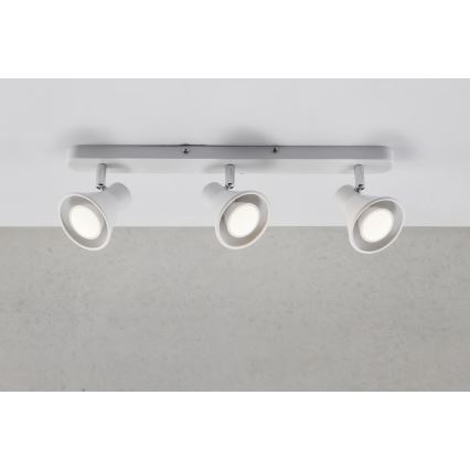 Nordlux - Candeeiro de focos EIK 3xGU10/35W/230V branco