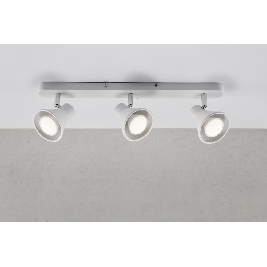 Nordlux - Candeeiro de focos EIK 3xGU10/35W/230V branco