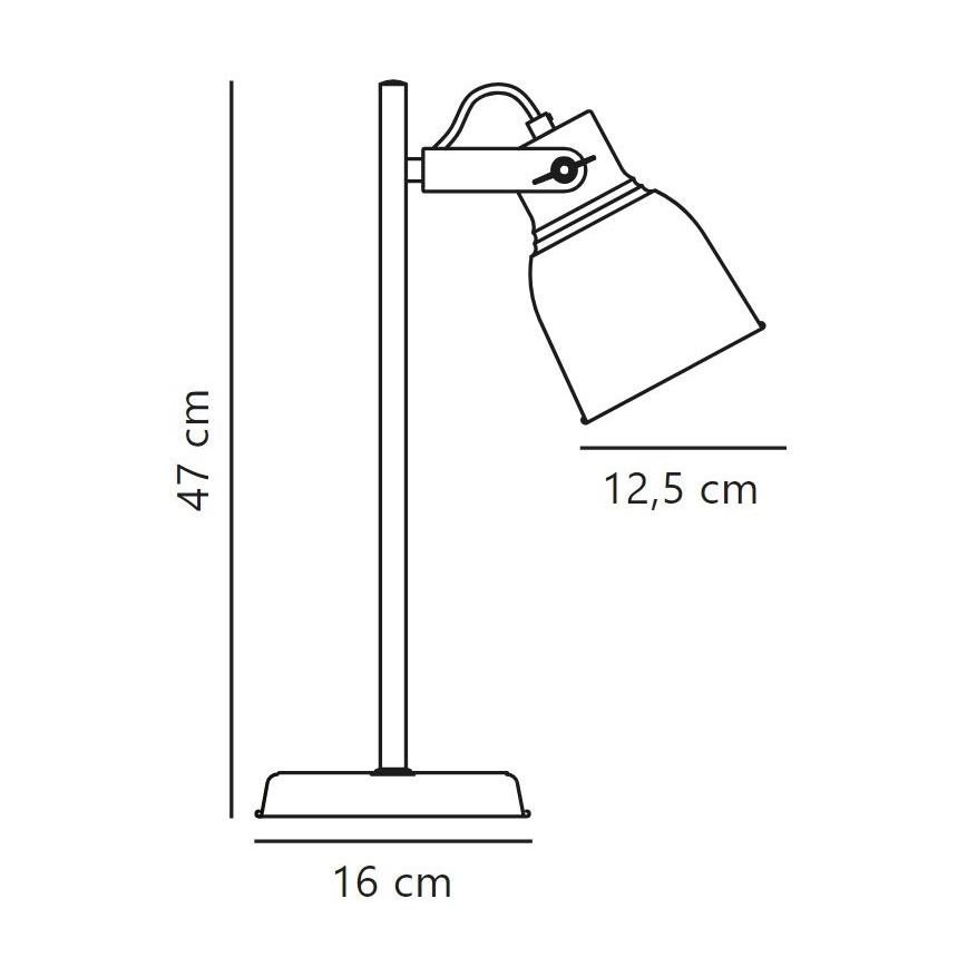 Nordlux - Candeeiro de mesa ADRIAN 1xE27/25W/230V