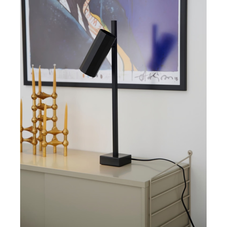 Nordlux - Candeeiro de mesa ALANIS 1xGU10/15W/230V preto