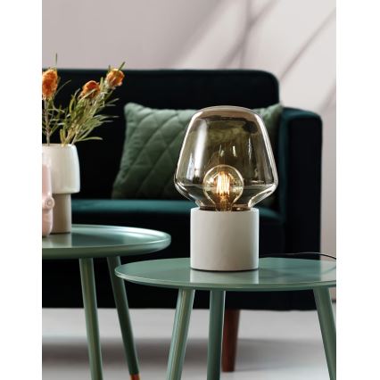 Nordlux - Candeeiro de mesa CHRISTINA 1xE27/25W/230V betão/cinzento