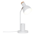 Nordlux - Candeeiro de mesa DEVONE 1xE27/15W/230V branco