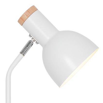 Nordlux - Candeeiro de mesa DEVONE 1xE27/15W/230V branco