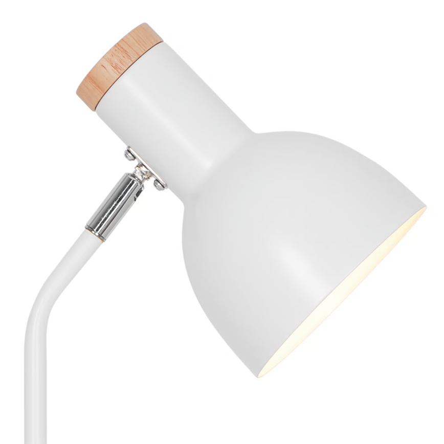Nordlux - Candeeiro de mesa DEVONE 1xE27/15W/230V branco