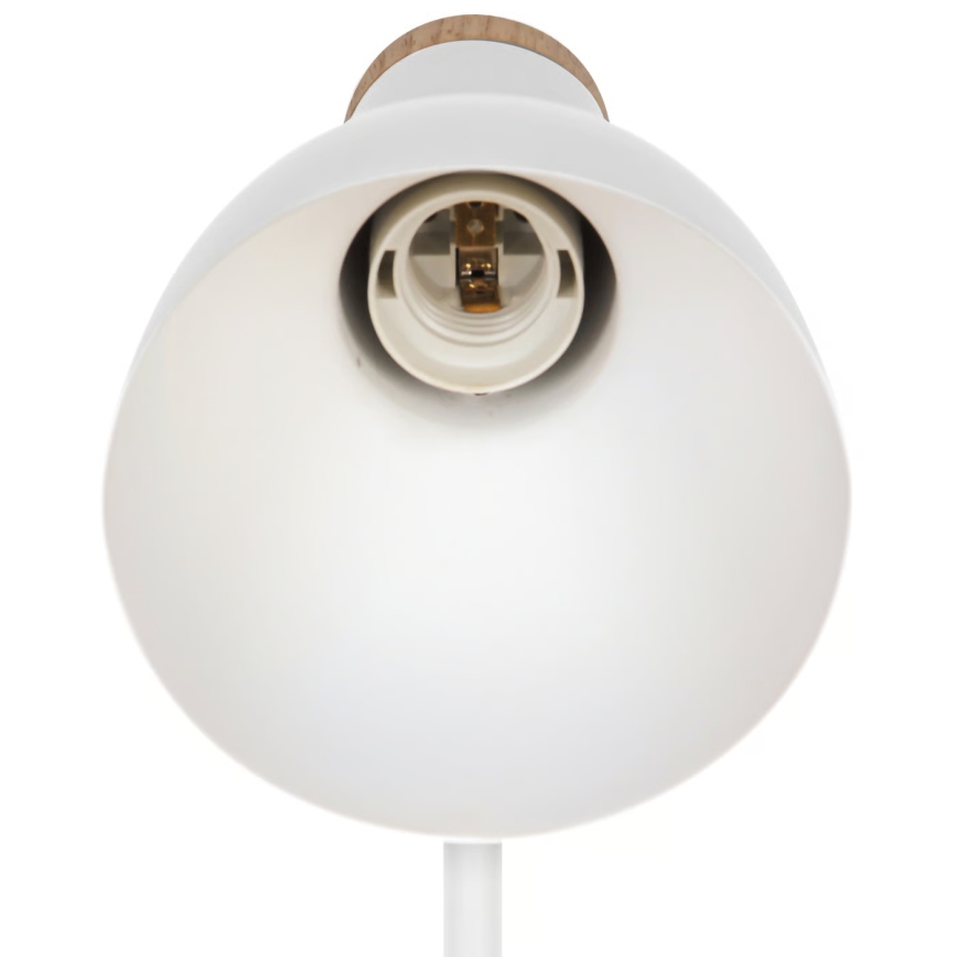Nordlux - Candeeiro de mesa DEVONE 1xE27/15W/230V branco