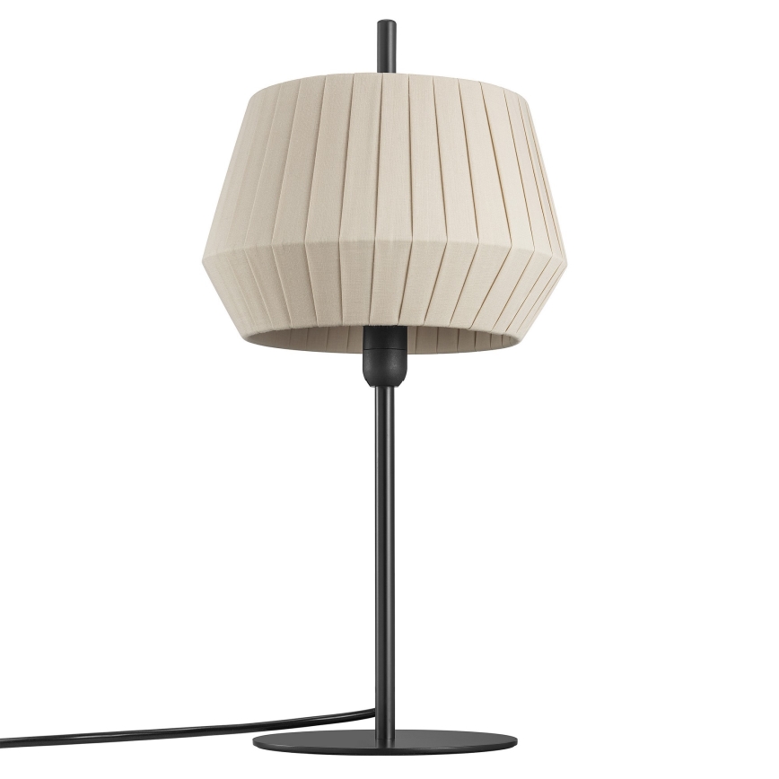 Nordlux - Candeeiro de mesa DICTE 1xE14/40W/230V bege/preto