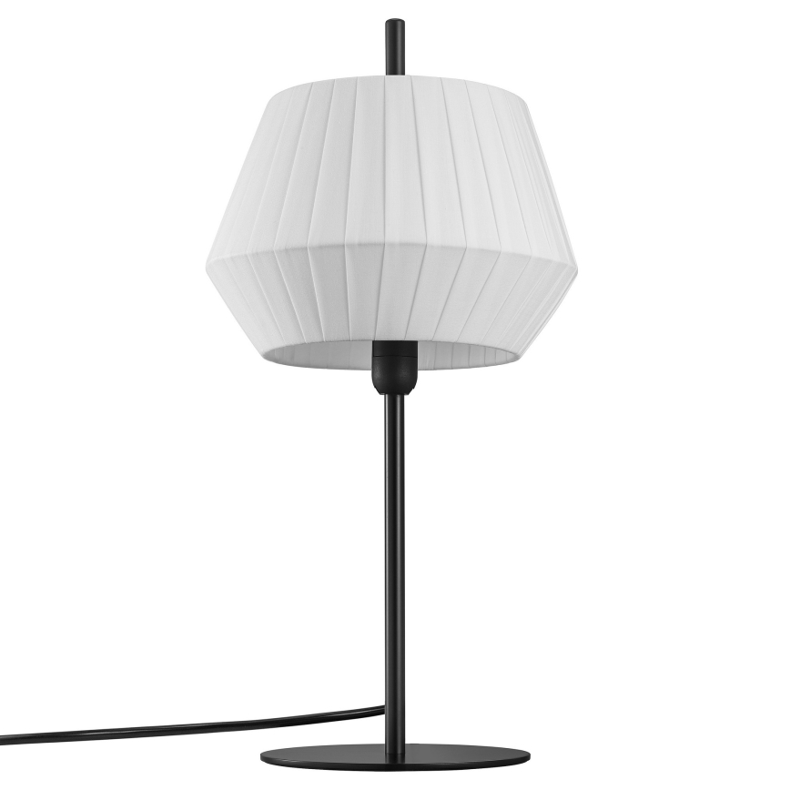 Nordlux - Candeeiro de mesa DICTE 1xE14/40W/230V branco/preto