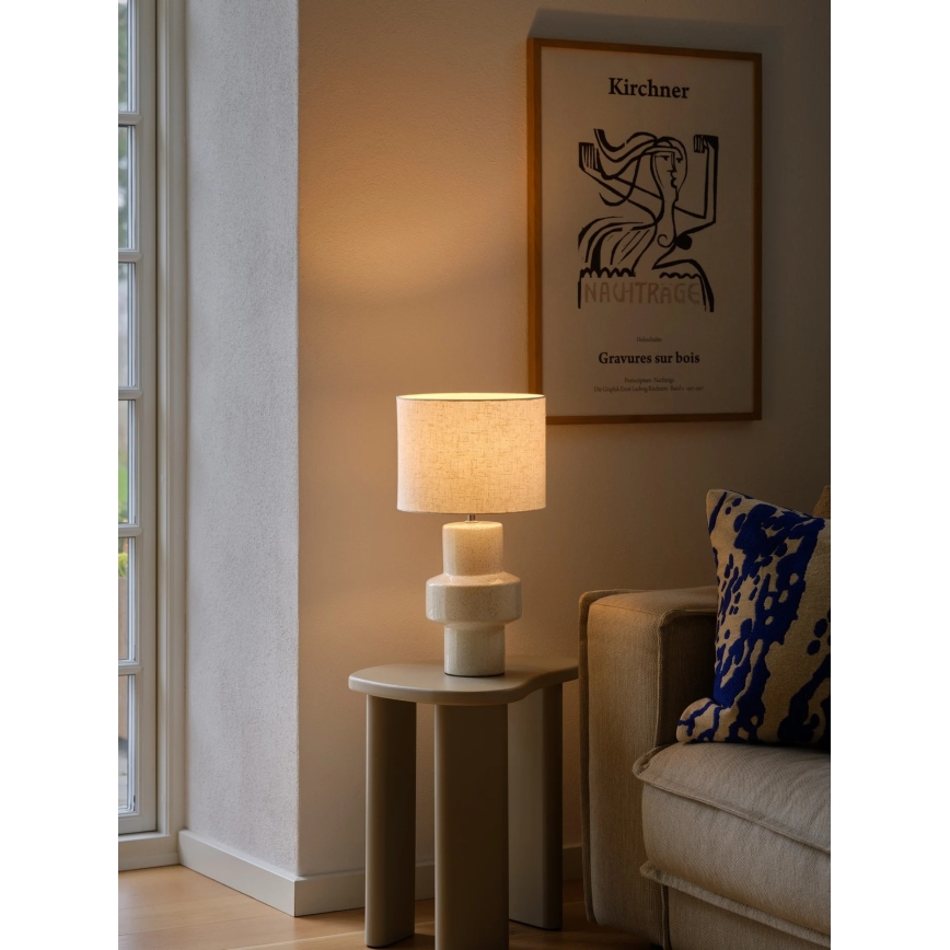 Nordlux - Candeeiro de mesa DUGAN 1xE14/40W/230V bege