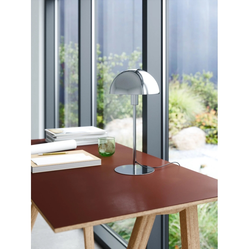 Nordlux - Candeeiro de mesa ELLEN 1xE14/40W/230V cromado brilhante