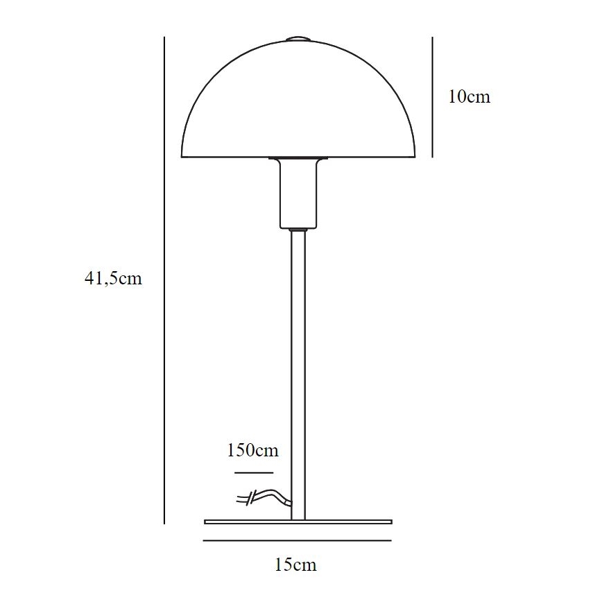 Nordlux - Candeeiro de mesa ELLEN 1xE14/40W/230V