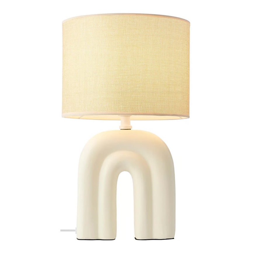 Nordlux - Candeeiro de mesa HAZE 1xE27/40W/230V bege