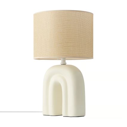 Nordlux - Candeeiro de mesa HAZE 1xE27/40W/230V bege