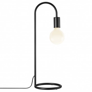Nordlux - Candeeiro de mesa PACO 1xE27/25W/230V preto