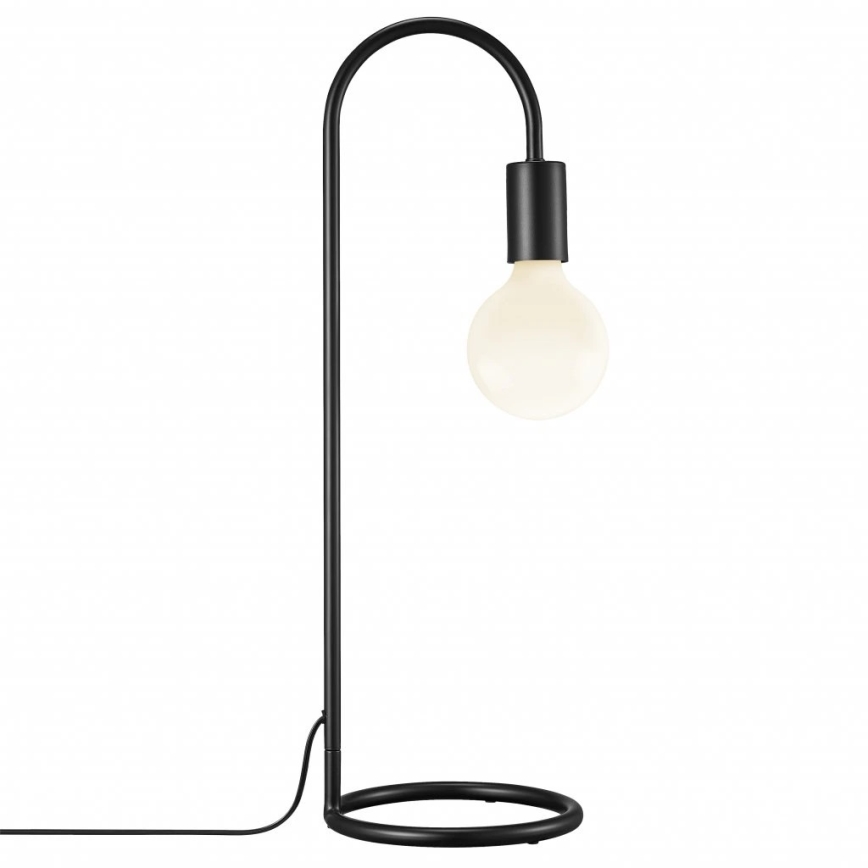 Nordlux - Candeeiro de mesa PACO 1xE27/25W/230V preto