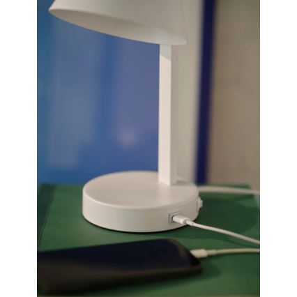 Nordlux - Candeeiro de mesa WILMER 1xE14/40W/230V branco