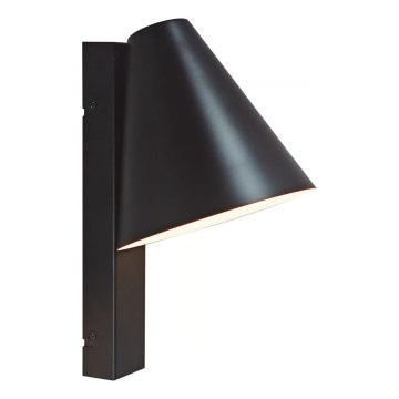 Nordlux - Candeeiro de parede com USB WILMER 1xE14/40W/230V preto