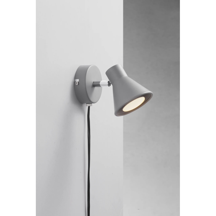 Nordlux - Candeeiro de parede EIK 1xGU10/35W/230V, cinzento