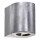 Nordlux - Candeeiro de parede exterior LED CANTO 2xLED/6W/230V IP44 prateado