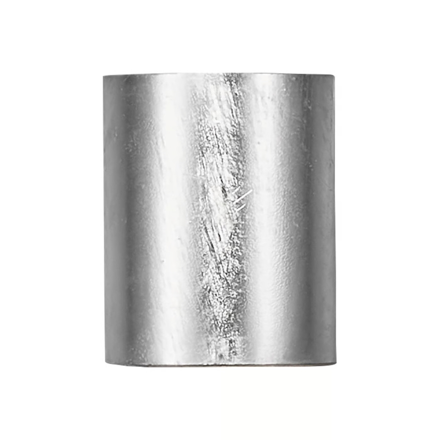 Nordlux - Candeeiro de parede exterior LED CANTO 2xLED/6W/230V IP44 prateado