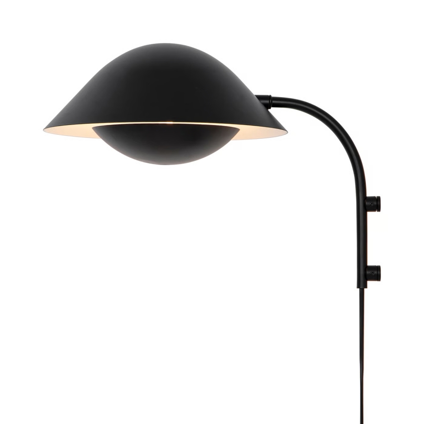 Nordlux - Candeeiro de parede FREYA 1xE14/40W/230V preto