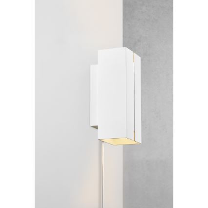 Nordlux - Candeeiro de parede LED regulável CURTIZ 2xLED/4,5W/230V branco