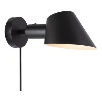 Nordlux - Candeeiro de parede STAY 1xE27/60W/230V preto