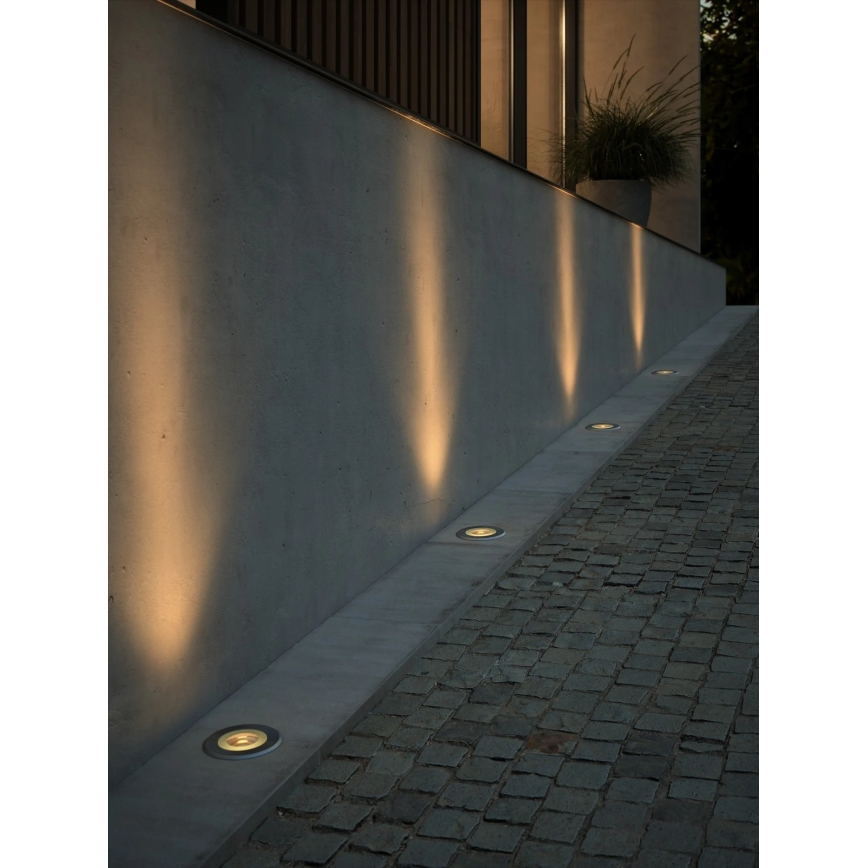 Nordlux - Candeeiro de pavimento para exterior ANDOR 1xGU10/15W/230V IP67