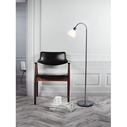 Nordlux - Candeeiro de pé RAY 1xE14/25W/230V cromado brilhante