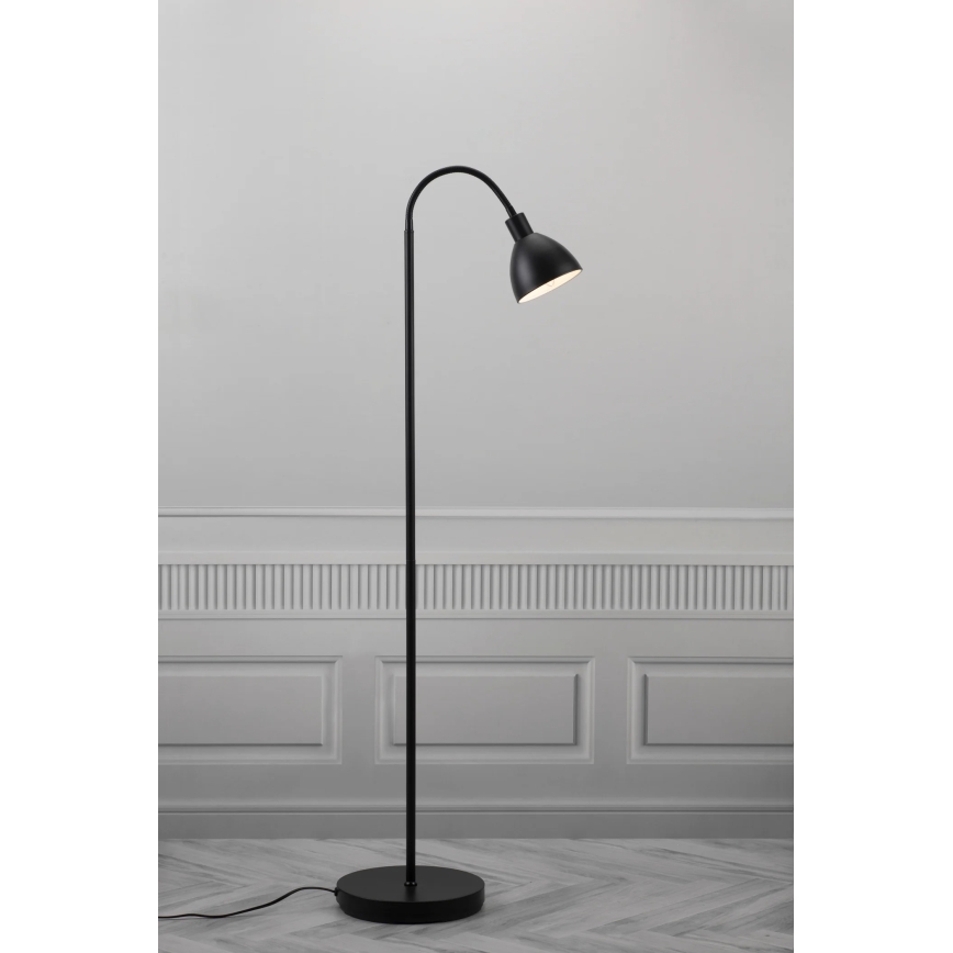 Nordlux - Candeeiro de pé RAY 1xE14/25W/230V preto