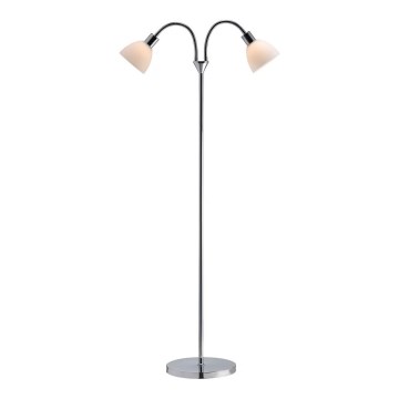 Nordlux - Candeeiro de pé RAY 2xE14/25W/230V cromado brilhante