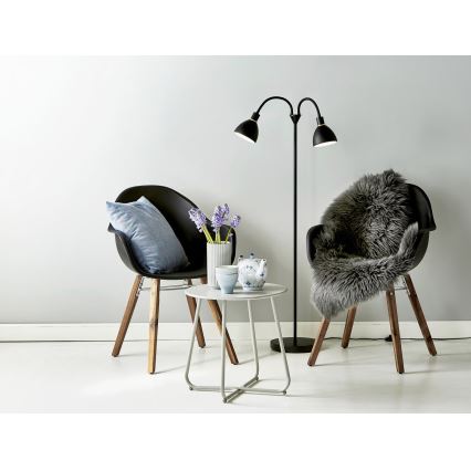 Nordlux - Candeeiro de pé RAY 2xE14/25W/230V preto